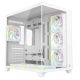 RAMPAGE PC-Gehäuse mit gehärtetem Glas SEALITE 7X, 7 ARGB-PWM-Lüfter, WHITE