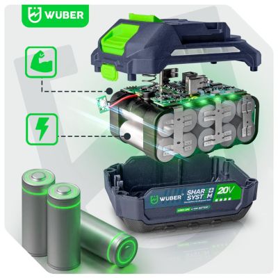 12. Bürstenloser Akku-Schlagschrauber 20 V W04604 WUBER