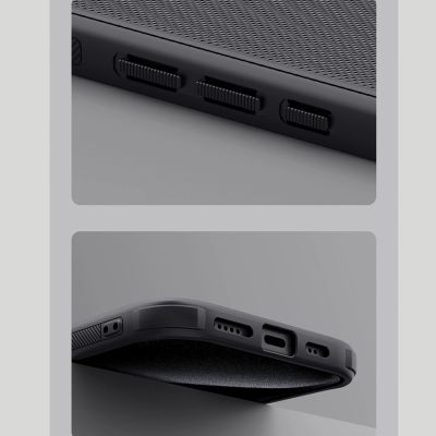 17. Nillkin Super Frosted Shield Pro Hülle für iPhone 16 Pro – Schwarz
