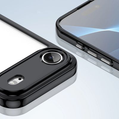6. Outer Space Case für iPhone 17 Air - Schwarz Transparent