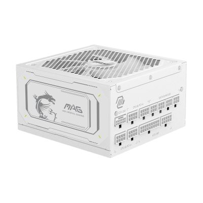 MSI MAG A1000GL PCIE5 Netzteilmodul, weiß, 1000 W, 24-polig, ATX, Weiß