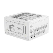 MSI MAG A1000GL PCIE5 Netzteilmodul, weiß, 1000 W, 24-polig, ATX, Weiß