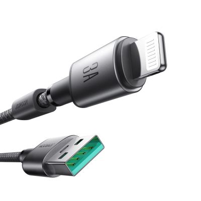 3. Joyroom S-A50 Unlimited Series 3A USB-A – Lightning Kabel mit magnetischem Organizer 1,2 m – Grau