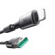 3. Joyroom S-A50 Unlimited Series 3A USB-A – Lightning Kabel mit magnetischem Organizer 1,2 m – Grau