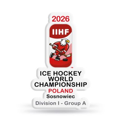2. Acrylmagnet IIHF Weltmeisterschaft IA Sosnowiec 2026