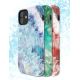 4. Kingxbar Agate Series elegante Hülle bedruckt mit Achat iPhone 12 mini grün