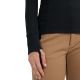 14. Damen-Thermo-Sweatshirt 4F F098 Tiefschwarz 4FWAW25UBRUF098 20S