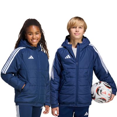 adidas Tiro 26 Winter marineblaue Kinderjacke KA8026