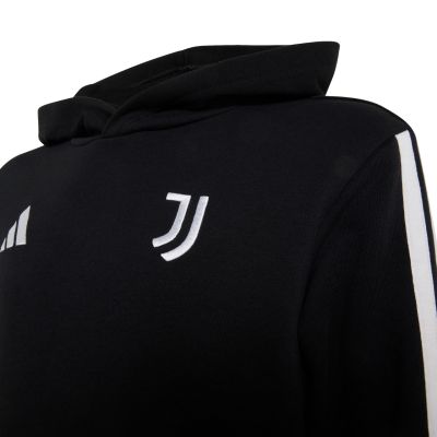4. adidas Juventus Turin Hoodie für Kinder, schwarz, KF9867