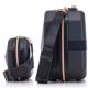5. SET KULTURTASCHE + TASCHE ABS T5821-6 SCHWARZ SEMI LINE