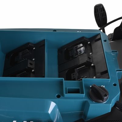 8. 2x18V Akku-Rasenmäher mit DLM462Z MAKITA Antrieb