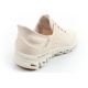 4. Skechers Glide-Step Damen-Sneaker, bequeme ecrufarbene Slipper