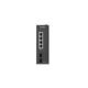 D-Link DIS-100G-06 Netzwerk-Switch, unmanaged L2 Gigabit Ethernet (10/100/1000), DIN-Schienenmontage, Schwarz