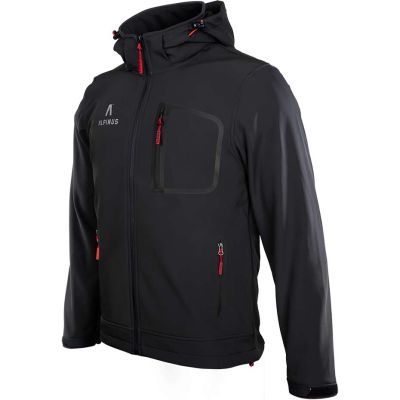 24. Alpinus Stenshuvud Softshelljacke schwarz BR43371