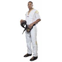 TOP TEN STAR COLLECTION Kickbox-Outfit weiß und gold