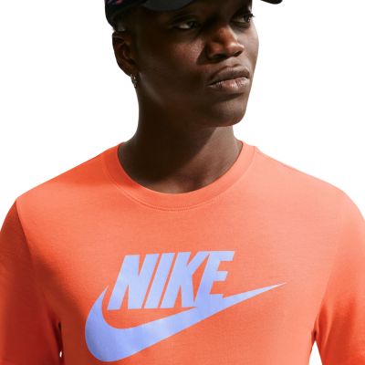5. Nike NSW T-Shirt Icon Futura Orange AR5004 835