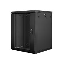 Lanberg WF01-6615-10B 15HE Rack-Wandschrank Schwarz