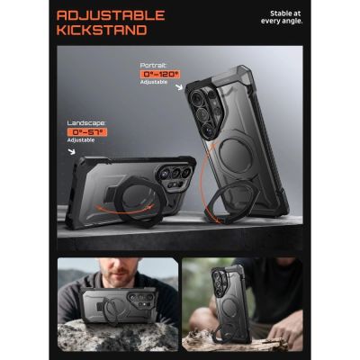 4. Supcase UB Grip Mag MagSafe Hülle für Samsung Galaxy S26 Ultra - Schwarz