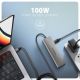 4. Axagon HMC-5H USB-C 3.2 Gen 1 Hub mit 3x USB-A, 4K HDMI PD und 100 W – Silber, kabelgebunden, USB 3.2 Gen 1 (3.1 Gen 1), Typ-C, Silber