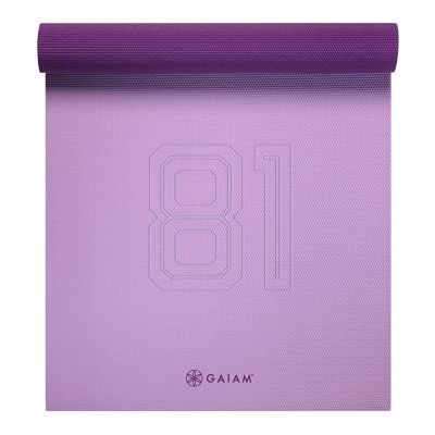 3. Double-sided Yoga Mat Gaiam Plum Jam 6 mm 60526