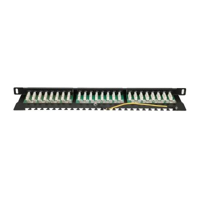 3. Patchpanel Extralink EX.9663 (0,5U; Kat. 6; 24xRJ-45)