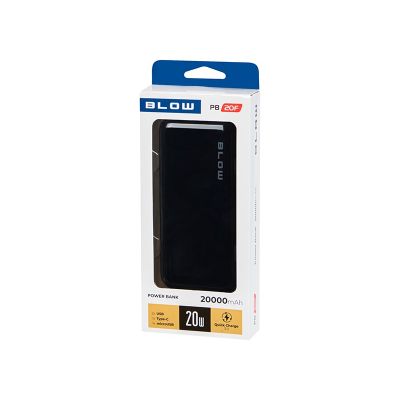 5. BLOW POWERBANK 20000 mAh PD 20 W SCHWARZ PB20F