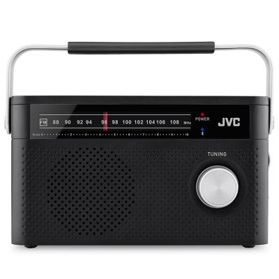 JVC Tragbares Radio RA-E315B Schwarz