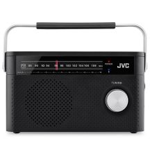 JVC Tragbares Radio RA-E315B Schwarz