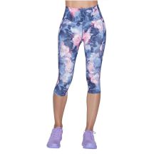 Skechers Go Walk Capri-Leggings mit hoher Taille, Summer Rose, CP1-NVHP, mehrfarbig, XS