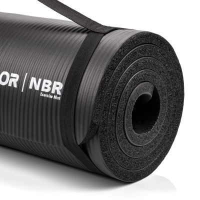 3. Meteor NBR Gymnastikmatte, 182 x 62 x 1,5 cm, gerollt