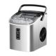 Euhomy IM008 Silberner Eiswürfelbereiter / 220-240 V / Touch-Bedienung / Tageskapazität: 12 kg Eiswürfel