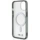 7. BMW Silver Ring MagSafe Hülle für iPhone 14 Plus – transparent