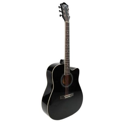 3. V-TONE AG Two BK - 4/4 Akustikgitarre, schwarz