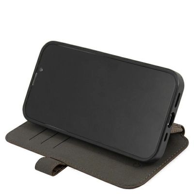 6. Guess GUBKP13X4GMGBR iPhone 13 Pro Max 6,7" braun/braunes Buch 4G Big Metal Logo