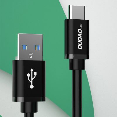 7. Dudao Kabel USB-Kabel - USB Type C Super Fast Charge 1 m schwarz (L5G-Schwarz)