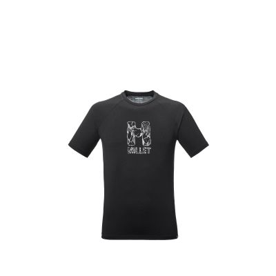 MILLET Cimaï Natural Ts Ss M schwarzes Herren-T-Shirt