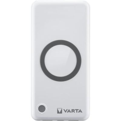 Varta 57913 Lithium-Polymer (LiPo) 10000 mAh Kabelloses Laden Weiß
