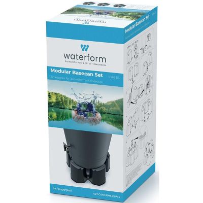 9. Sockel für modularen Regenwassertank, 5-teilig, Anthrazit