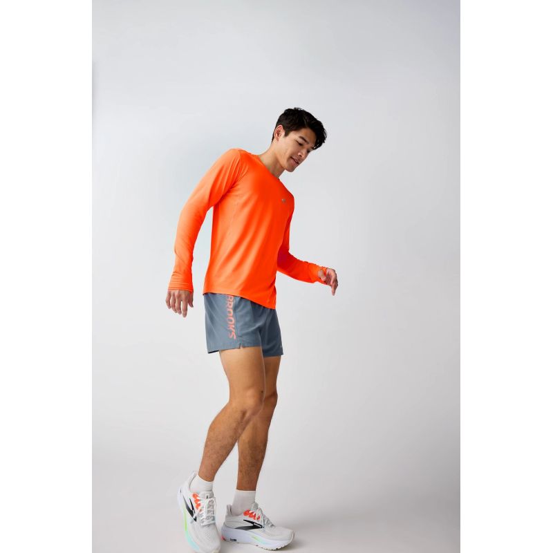 6. Journey 5″ Short Laufshorts für Herren, Orange