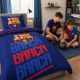 6. FC Barcelona Baumwollbettwäsche-Set 140x200 + 70x90 cm FCB-4515BL