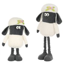 Schaf auf Teleskop 35-50 cm Frühlingsdekoration