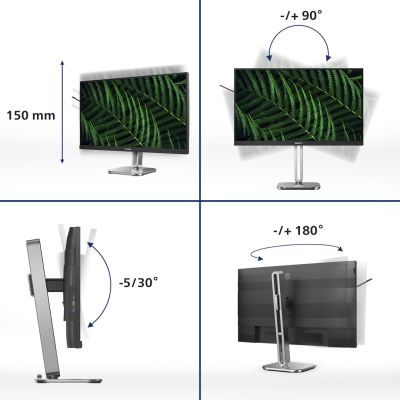 Philips 5000 Serie 24B2G5200/00 Computermonitor 60,5 cm (23,8") 1920 x 1080 px Full HD LCD Anthrazit
