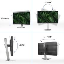 Philips 5000 Serie 24B2G5200/00 Computermonitor 60,5 cm (23,8") 1920 x 1080 px Full HD LCD Anthrazit