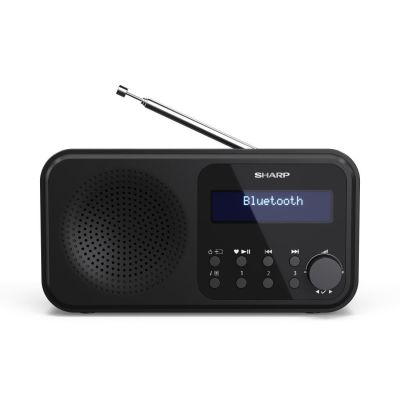 6. Sharp DR-P420 Tragbares Radio Schwarz