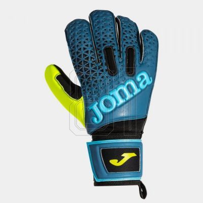 PREMIERE TORWARTHANDSCHUHE BLAU SCHWARZ FLUORGELB