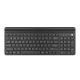 2. NATEC Drahtlose Tastatur FELIMARE US SLIM Bluetooth + 2,4 GHz Tablet-/Smartphone-Halterung NKL-1973
