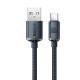 2. Baseus Crystal Shine Series Kabel USB-Kabel für schnelles Aufladen und Datenübertragung USB Typ A - USB Typ C 100W 1,2m schwarz (CAJY000401)