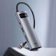 12. Baseus Metal Gleam Series multifunktionaler USB HUB 7in1 Typ C HDMI TF PD Kartenleser grau (WKWG020113)