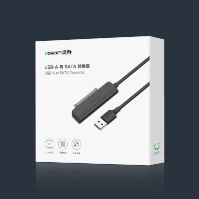 21. Ugreen HDD SSD 2,5'' SATA III 3.0 - USB 3.2 Gen 1 (USB 5 Gbit/s) Adapter schwarz (70609 CM321)