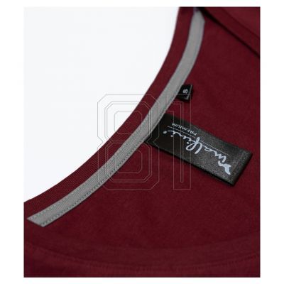 6. Malfini Action V-Ausschnitt T-Shirt W MLI-70186 Granatrot